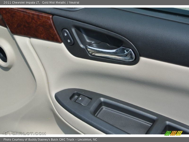 Gold Mist Metallic / Neutral 2011 Chevrolet Impala LT