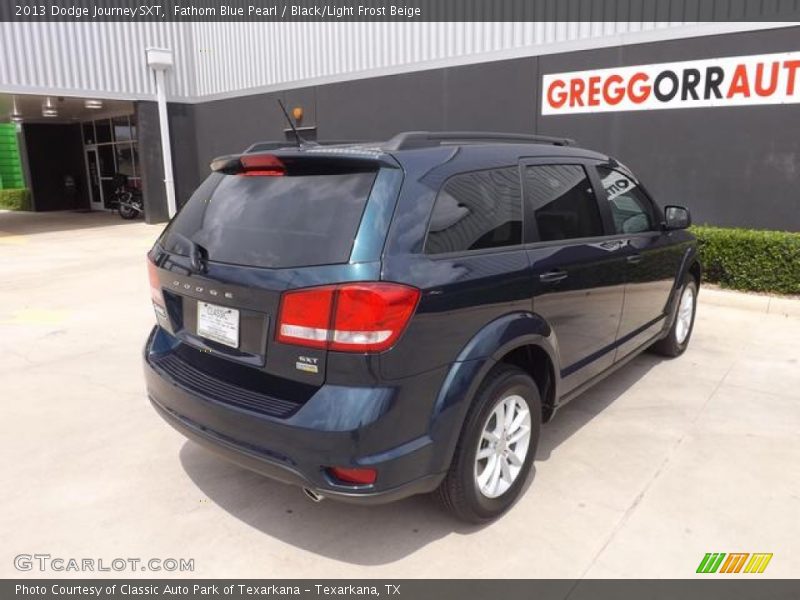 Fathom Blue Pearl / Black/Light Frost Beige 2013 Dodge Journey SXT