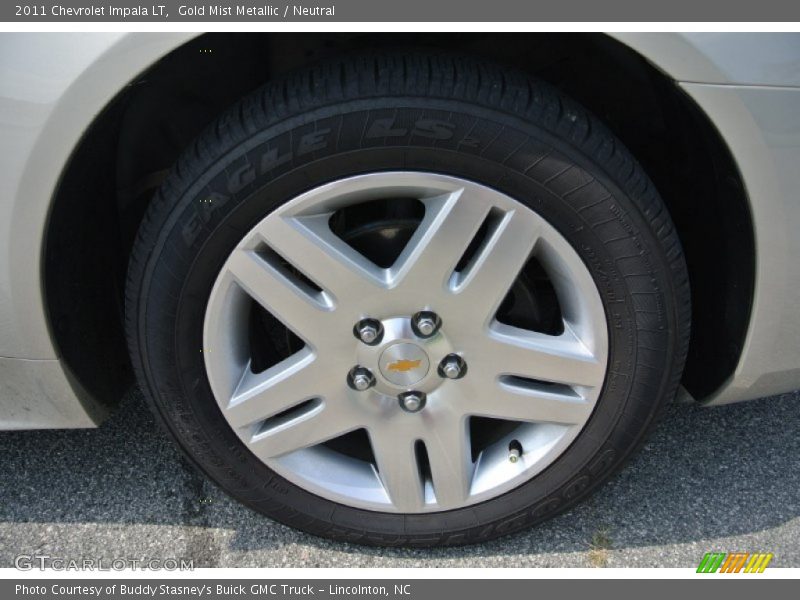 Gold Mist Metallic / Neutral 2011 Chevrolet Impala LT
