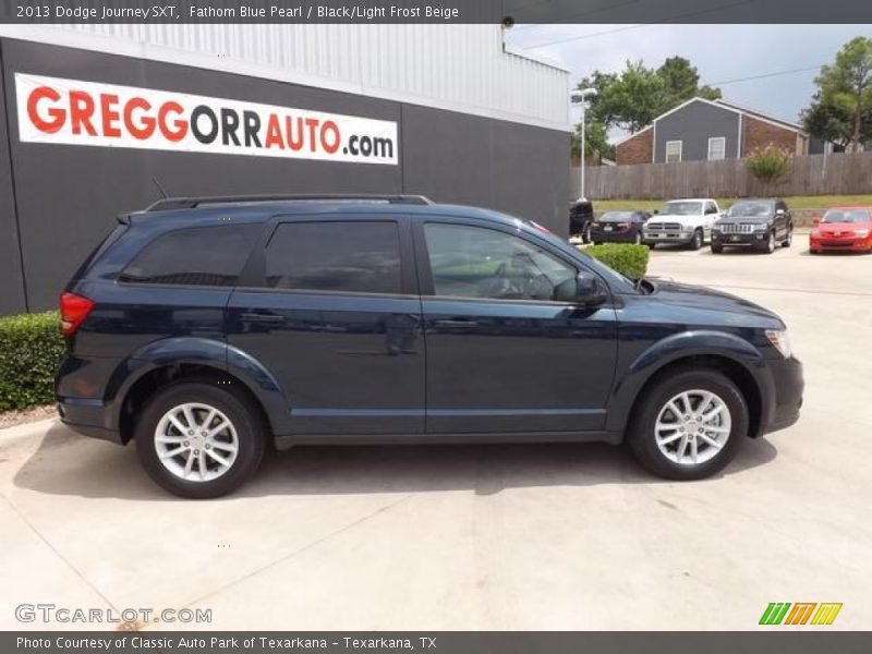 Fathom Blue Pearl / Black/Light Frost Beige 2013 Dodge Journey SXT