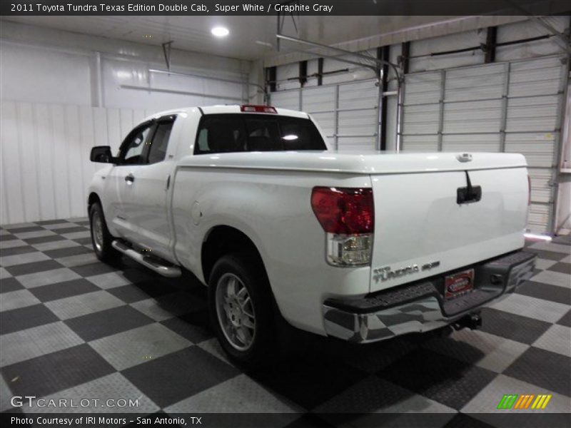 Super White / Graphite Gray 2011 Toyota Tundra Texas Edition Double Cab