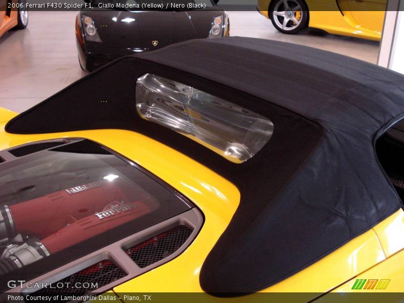 Giallo Modena (Yellow) / Nero (Black) 2006 Ferrari F430 Spider F1