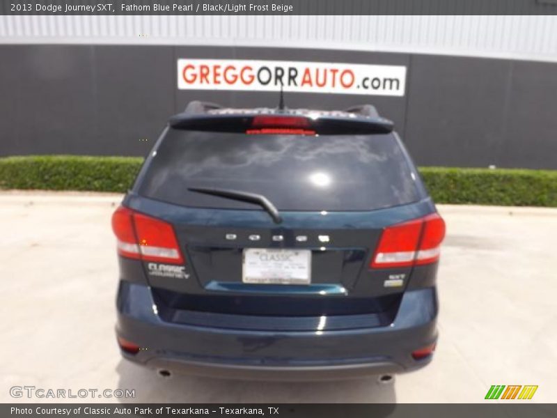 Fathom Blue Pearl / Black/Light Frost Beige 2013 Dodge Journey SXT