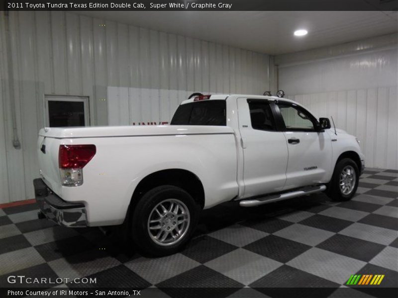 Super White / Graphite Gray 2011 Toyota Tundra Texas Edition Double Cab