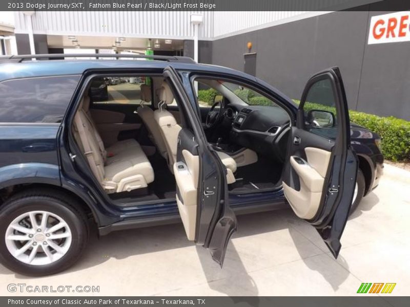 Fathom Blue Pearl / Black/Light Frost Beige 2013 Dodge Journey SXT