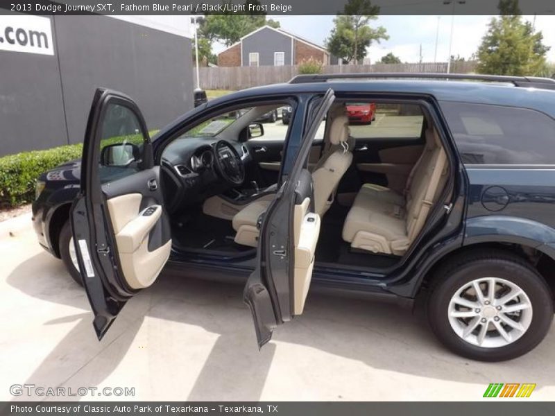 Fathom Blue Pearl / Black/Light Frost Beige 2013 Dodge Journey SXT
