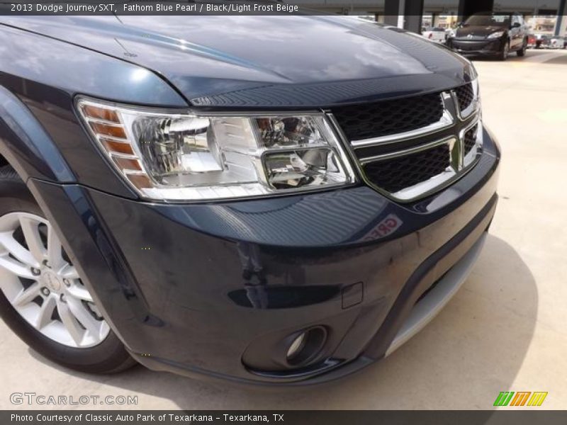 Fathom Blue Pearl / Black/Light Frost Beige 2013 Dodge Journey SXT