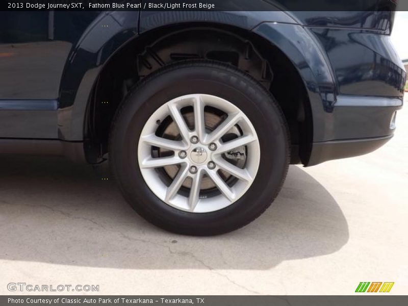 Fathom Blue Pearl / Black/Light Frost Beige 2013 Dodge Journey SXT
