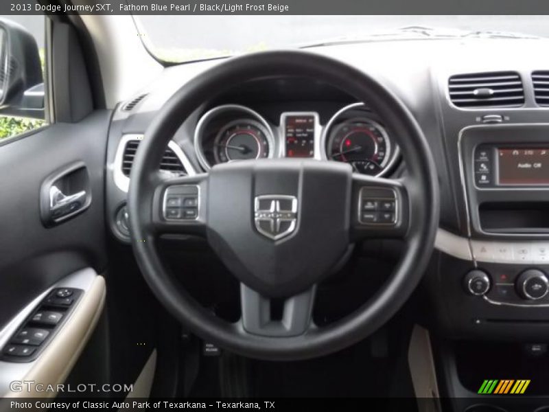 Fathom Blue Pearl / Black/Light Frost Beige 2013 Dodge Journey SXT