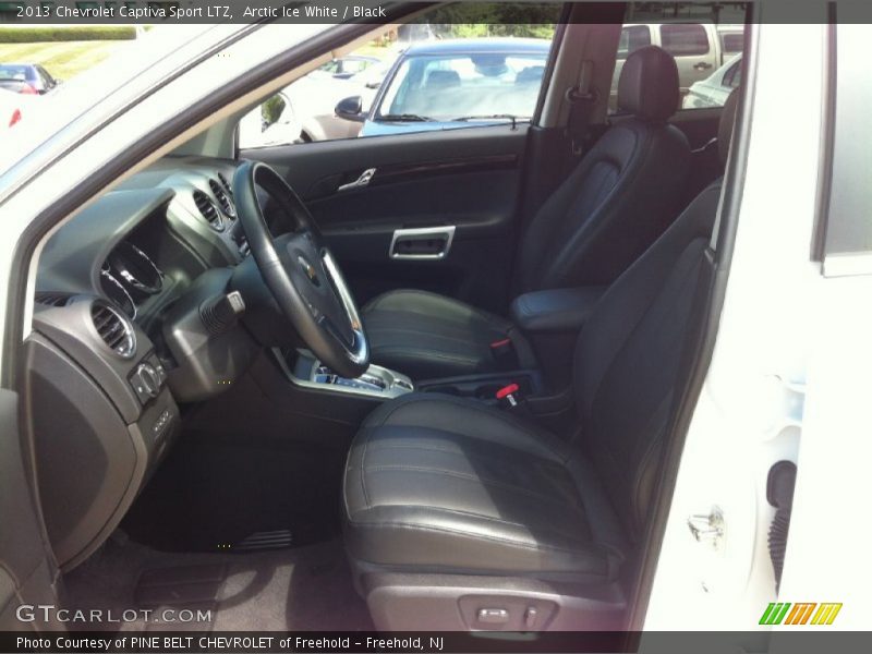 Front Seat of 2013 Captiva Sport LTZ
