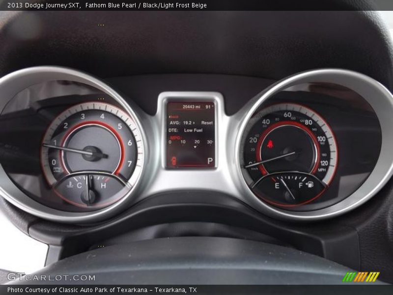 Fathom Blue Pearl / Black/Light Frost Beige 2013 Dodge Journey SXT