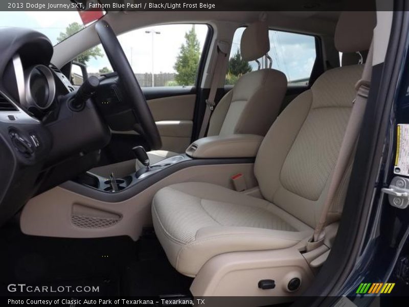 Fathom Blue Pearl / Black/Light Frost Beige 2013 Dodge Journey SXT