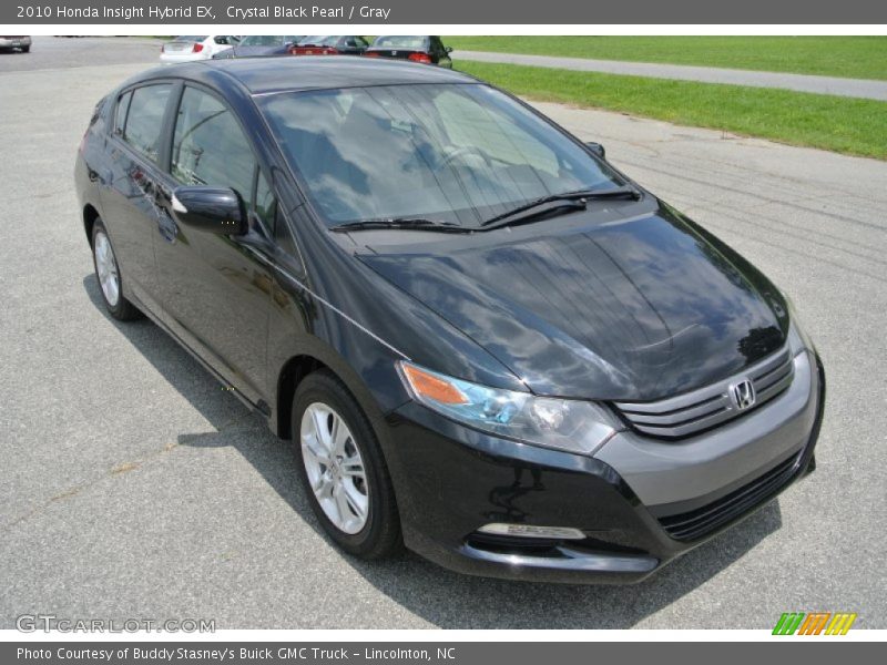 Crystal Black Pearl / Gray 2010 Honda Insight Hybrid EX