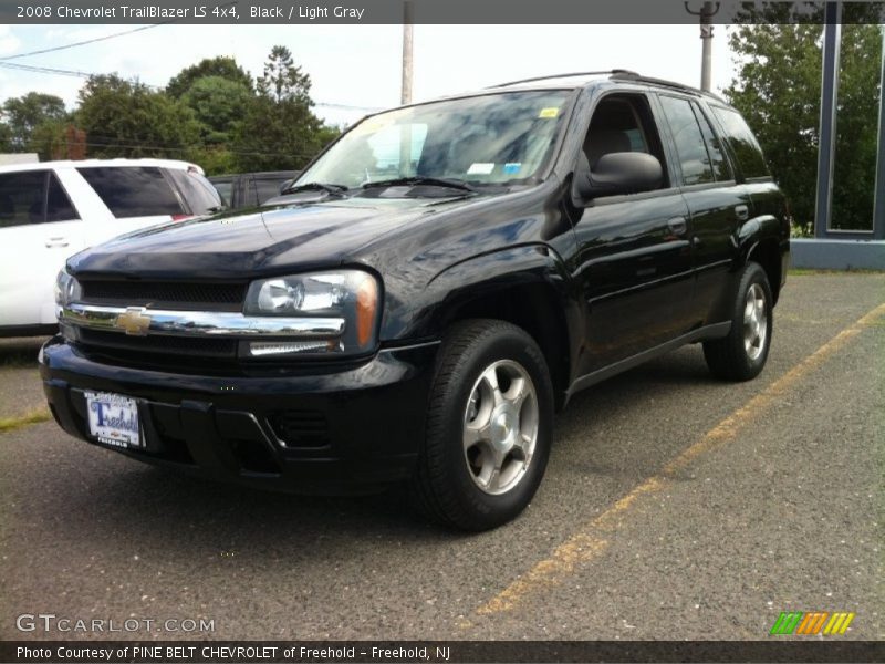 Black / Light Gray 2008 Chevrolet TrailBlazer LS 4x4