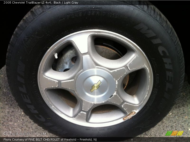 Black / Light Gray 2008 Chevrolet TrailBlazer LS 4x4