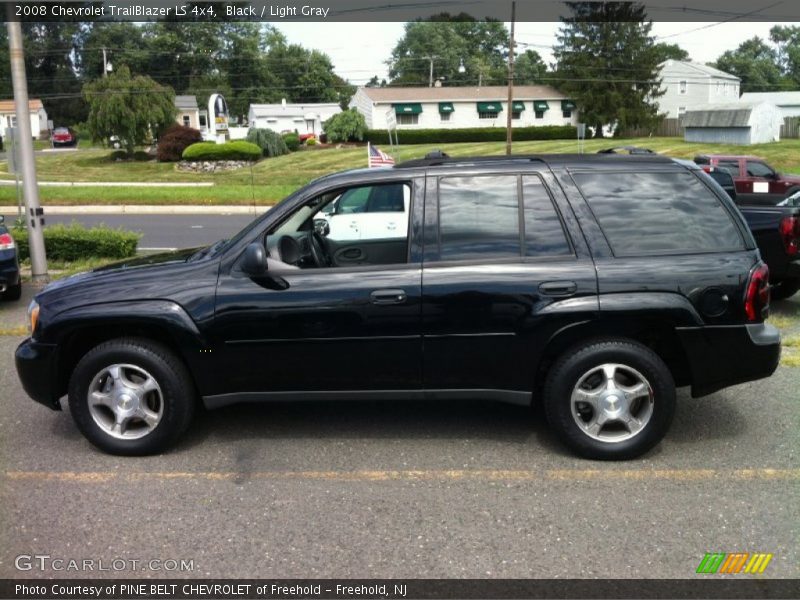 Black / Light Gray 2008 Chevrolet TrailBlazer LS 4x4