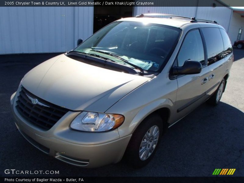 Linen Gold Metallic / Dark Khaki/Light Graystone 2005 Chrysler Town & Country LX
