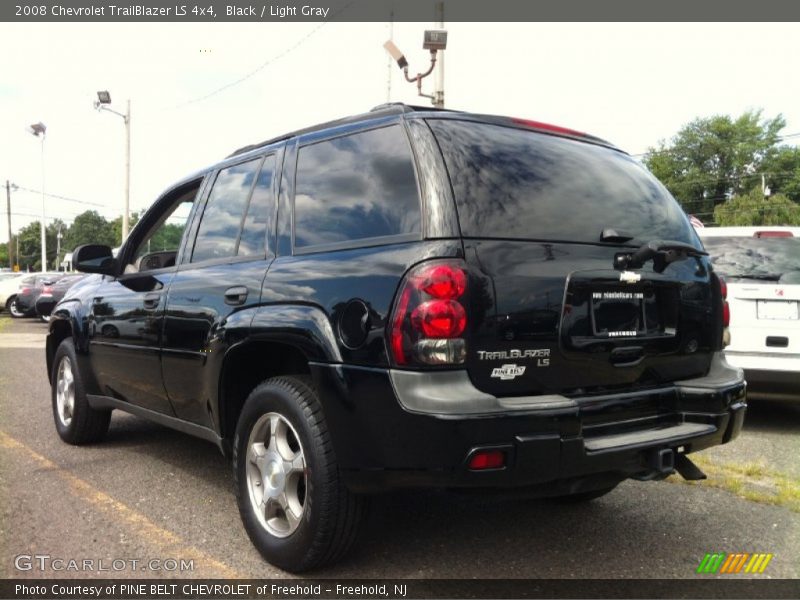 Black / Light Gray 2008 Chevrolet TrailBlazer LS 4x4
