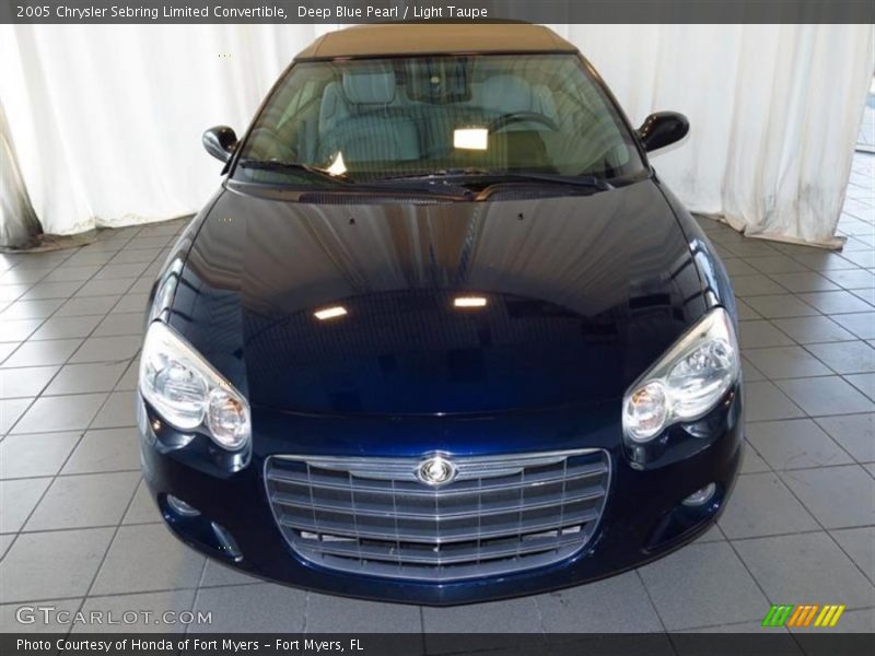 Deep Blue Pearl / Light Taupe 2005 Chrysler Sebring Limited Convertible