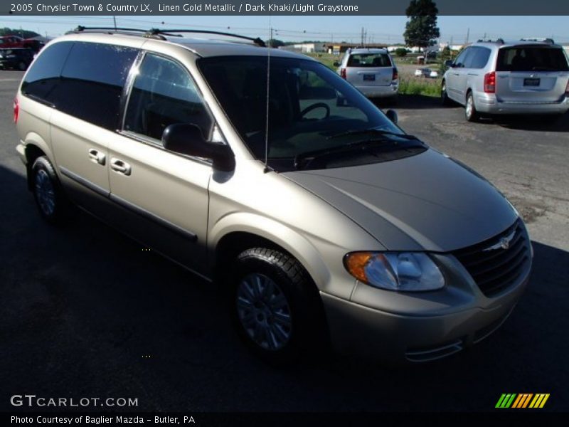 Linen Gold Metallic / Dark Khaki/Light Graystone 2005 Chrysler Town & Country LX