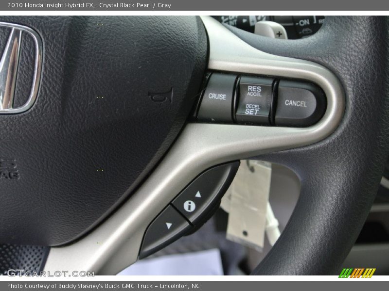 Crystal Black Pearl / Gray 2010 Honda Insight Hybrid EX