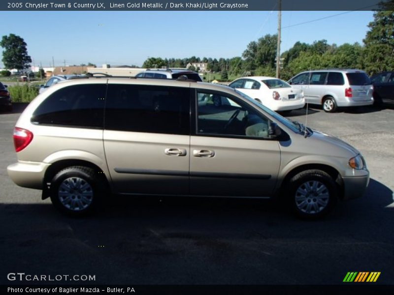 Linen Gold Metallic / Dark Khaki/Light Graystone 2005 Chrysler Town & Country LX