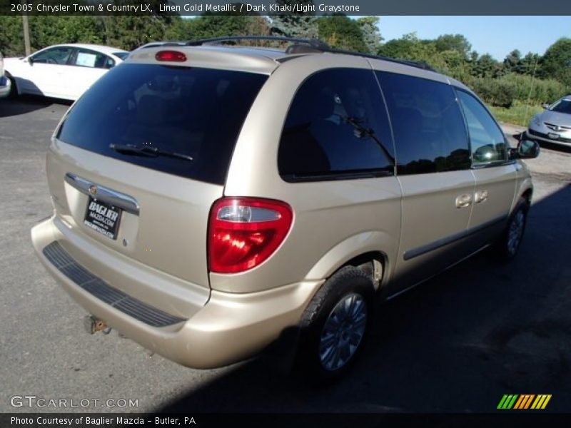 Linen Gold Metallic / Dark Khaki/Light Graystone 2005 Chrysler Town & Country LX