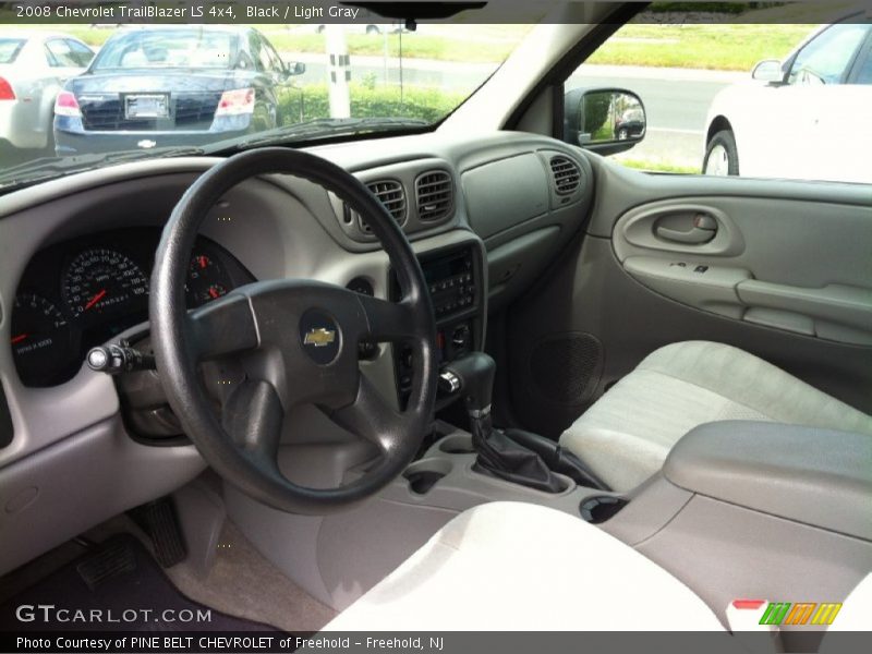 Black / Light Gray 2008 Chevrolet TrailBlazer LS 4x4