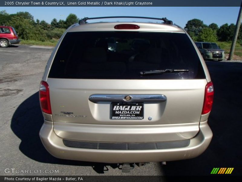 Linen Gold Metallic / Dark Khaki/Light Graystone 2005 Chrysler Town & Country LX
