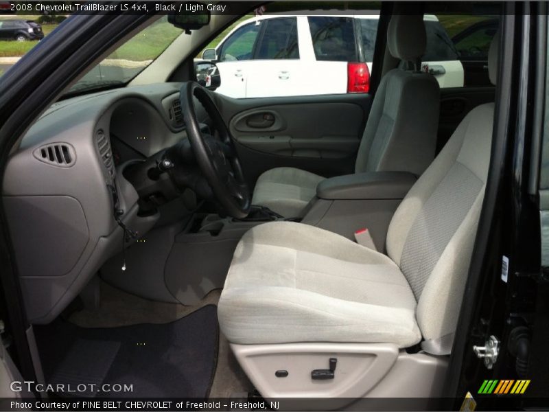 Black / Light Gray 2008 Chevrolet TrailBlazer LS 4x4