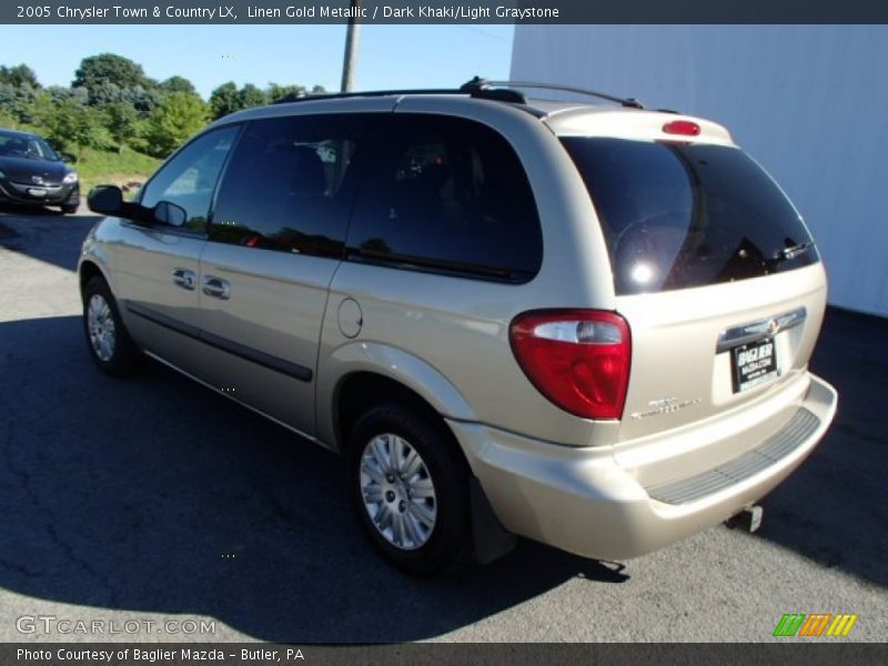 Linen Gold Metallic / Dark Khaki/Light Graystone 2005 Chrysler Town & Country LX