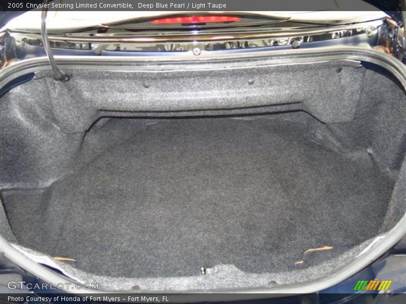 Deep Blue Pearl / Light Taupe 2005 Chrysler Sebring Limited Convertible
