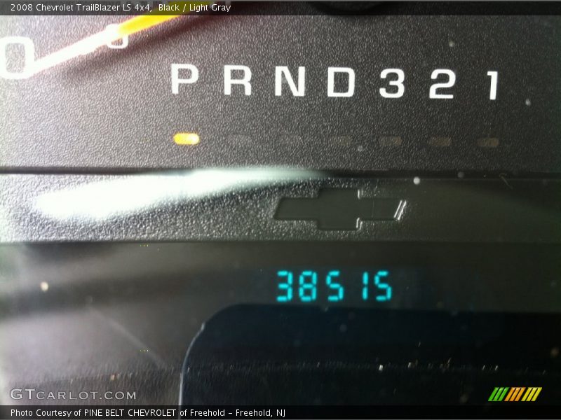 Black / Light Gray 2008 Chevrolet TrailBlazer LS 4x4