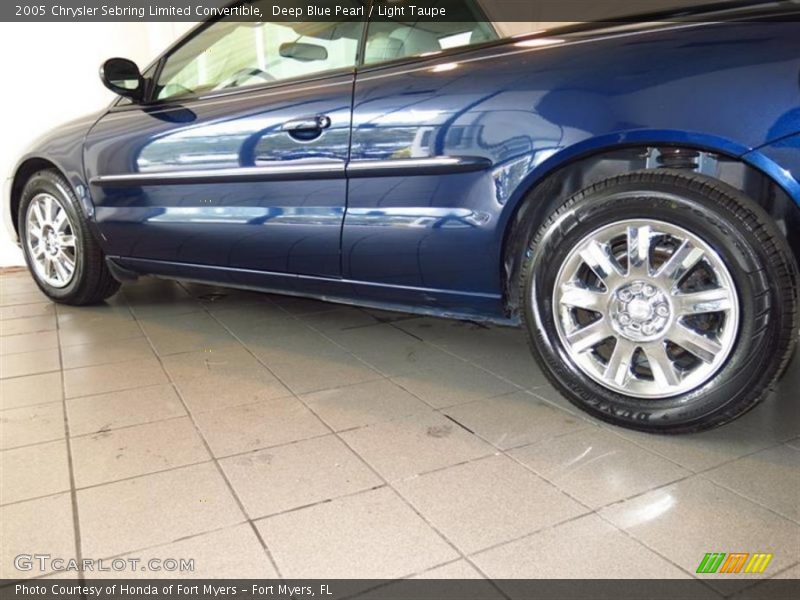 Deep Blue Pearl / Light Taupe 2005 Chrysler Sebring Limited Convertible