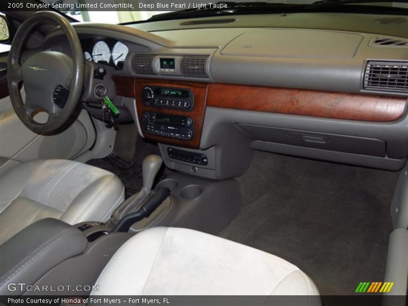 Deep Blue Pearl / Light Taupe 2005 Chrysler Sebring Limited Convertible