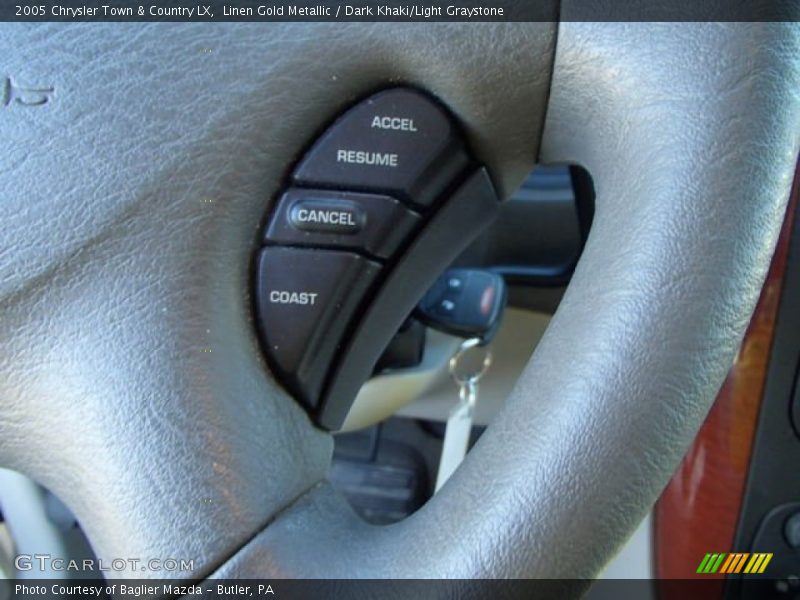 Linen Gold Metallic / Dark Khaki/Light Graystone 2005 Chrysler Town & Country LX