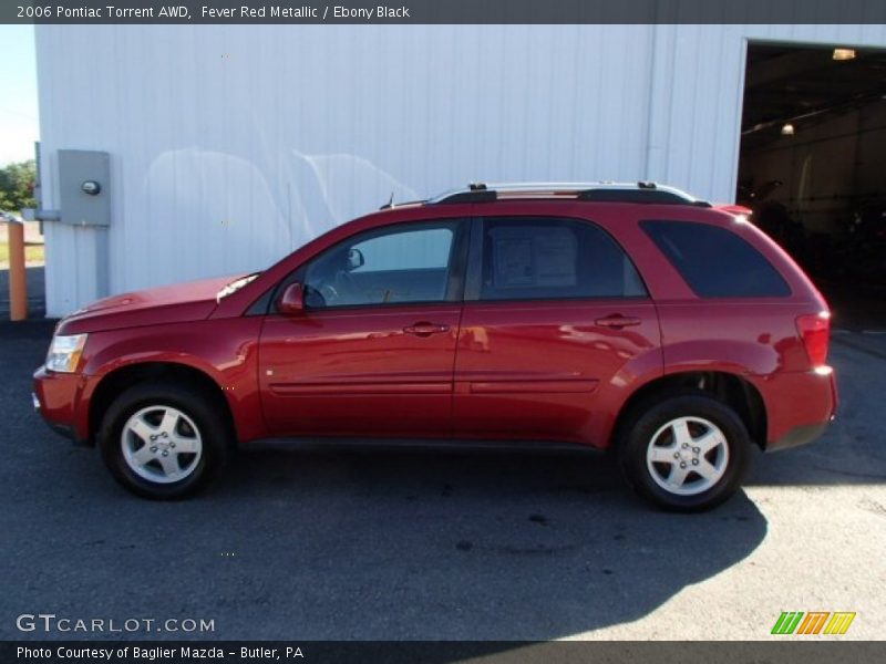 Fever Red Metallic / Ebony Black 2006 Pontiac Torrent AWD