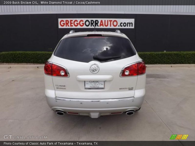 White Diamond Tricoat / Cocoa/Cashmere 2009 Buick Enclave CXL