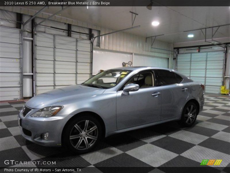 Breakwater Blue Metallic / Ecru Beige 2010 Lexus IS 250 AWD