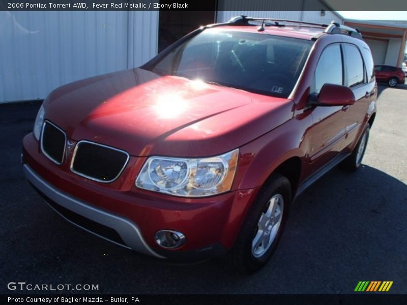 Fever Red Metallic / Ebony Black 2006 Pontiac Torrent AWD