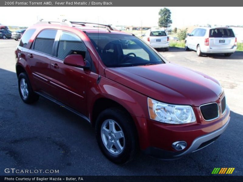 Fever Red Metallic / Ebony Black 2006 Pontiac Torrent AWD