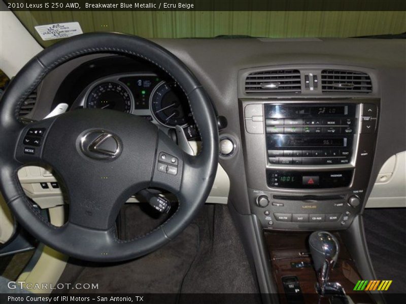 Breakwater Blue Metallic / Ecru Beige 2010 Lexus IS 250 AWD