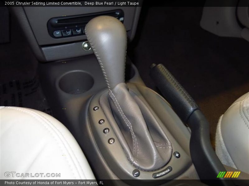 Deep Blue Pearl / Light Taupe 2005 Chrysler Sebring Limited Convertible