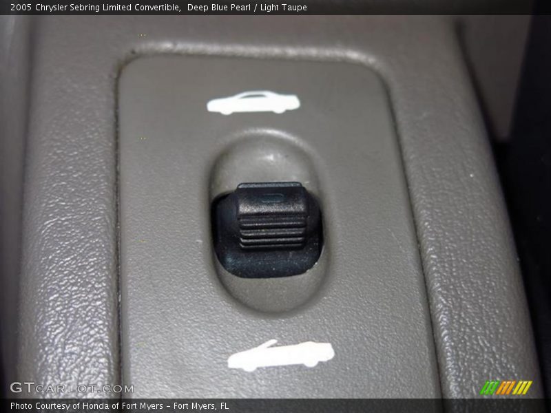 Deep Blue Pearl / Light Taupe 2005 Chrysler Sebring Limited Convertible