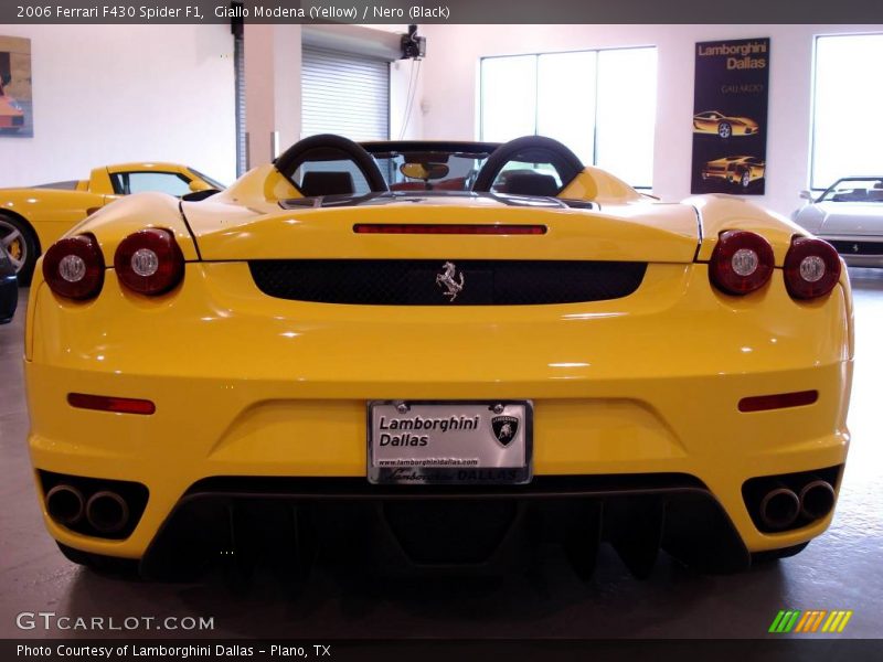 Giallo Modena (Yellow) / Nero (Black) 2006 Ferrari F430 Spider F1