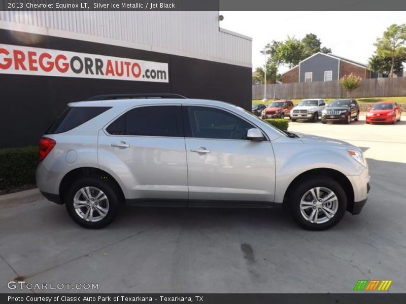 Silver Ice Metallic / Jet Black 2013 Chevrolet Equinox LT