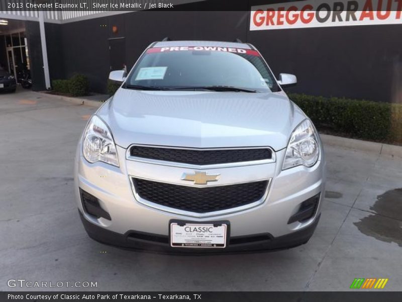 Silver Ice Metallic / Jet Black 2013 Chevrolet Equinox LT