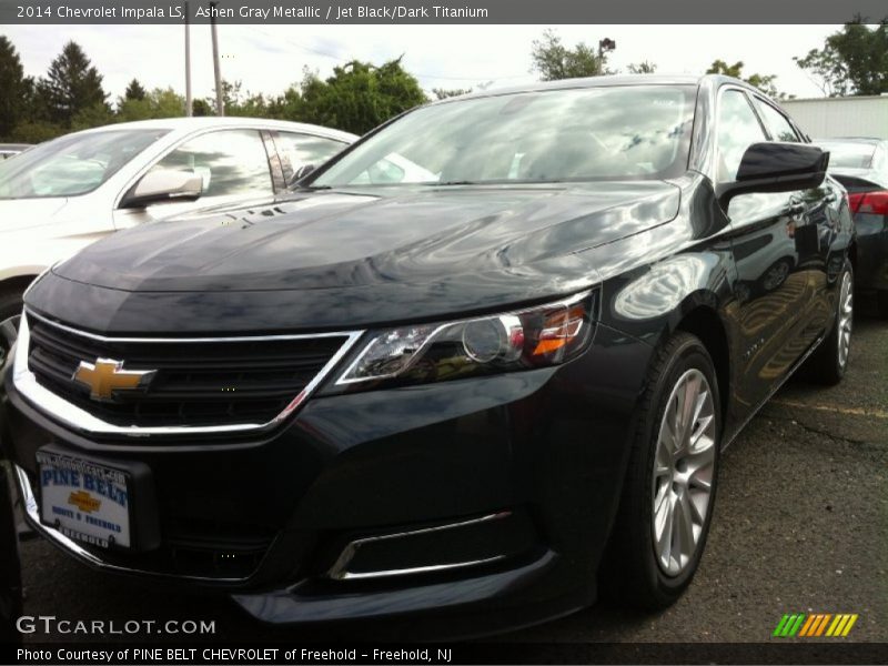 Ashen Gray Metallic / Jet Black/Dark Titanium 2014 Chevrolet Impala LS