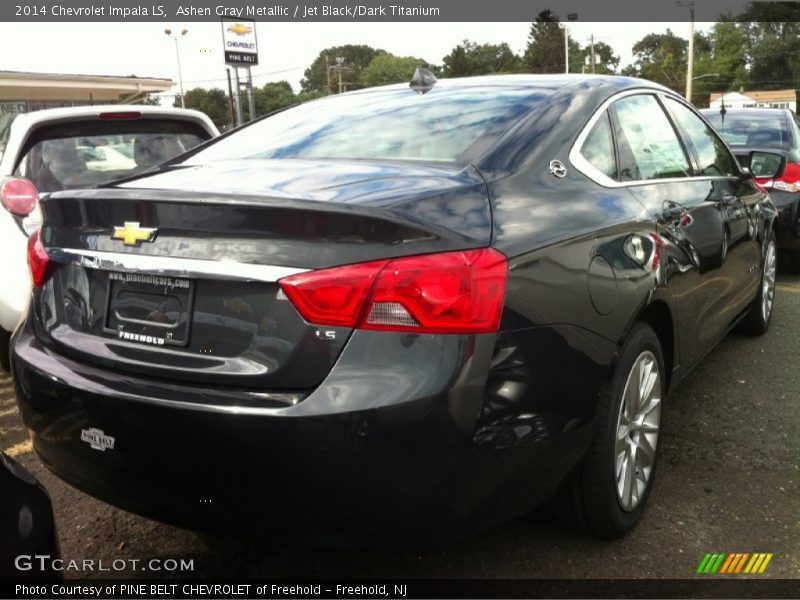 Ashen Gray Metallic / Jet Black/Dark Titanium 2014 Chevrolet Impala LS