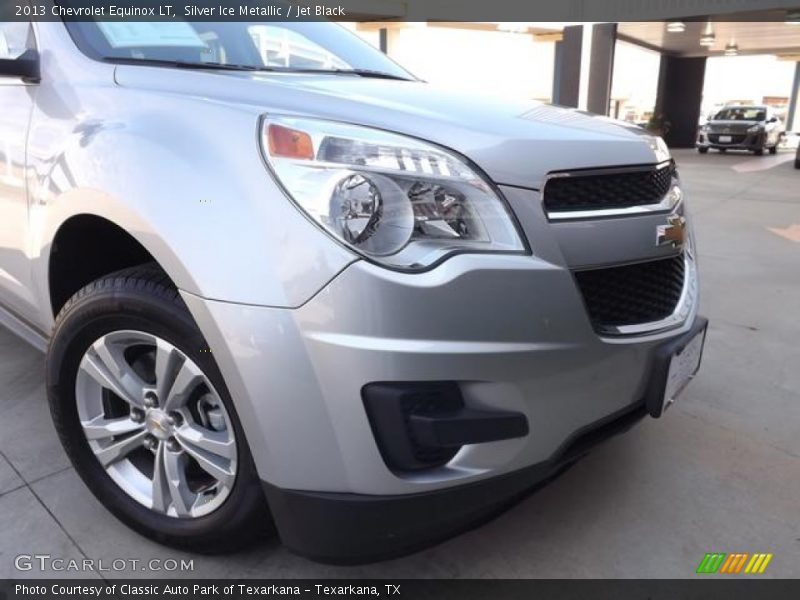 Silver Ice Metallic / Jet Black 2013 Chevrolet Equinox LT